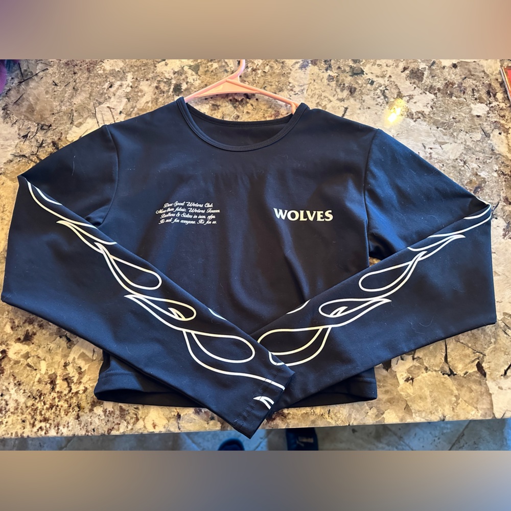 Darc Sport Burn L/S "Energy" Top in Black, Medium